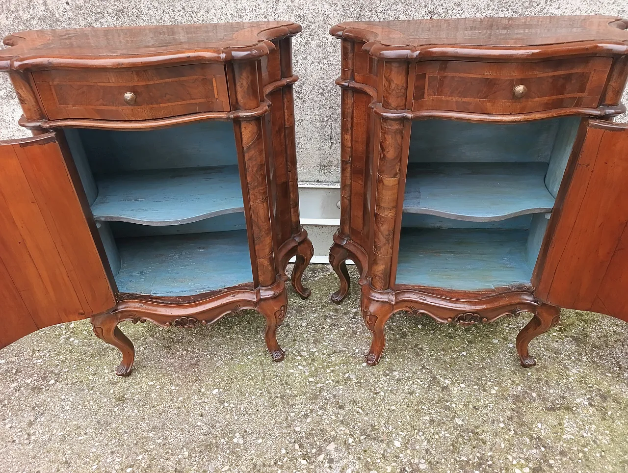Pair of bedside tables, 19th century 3