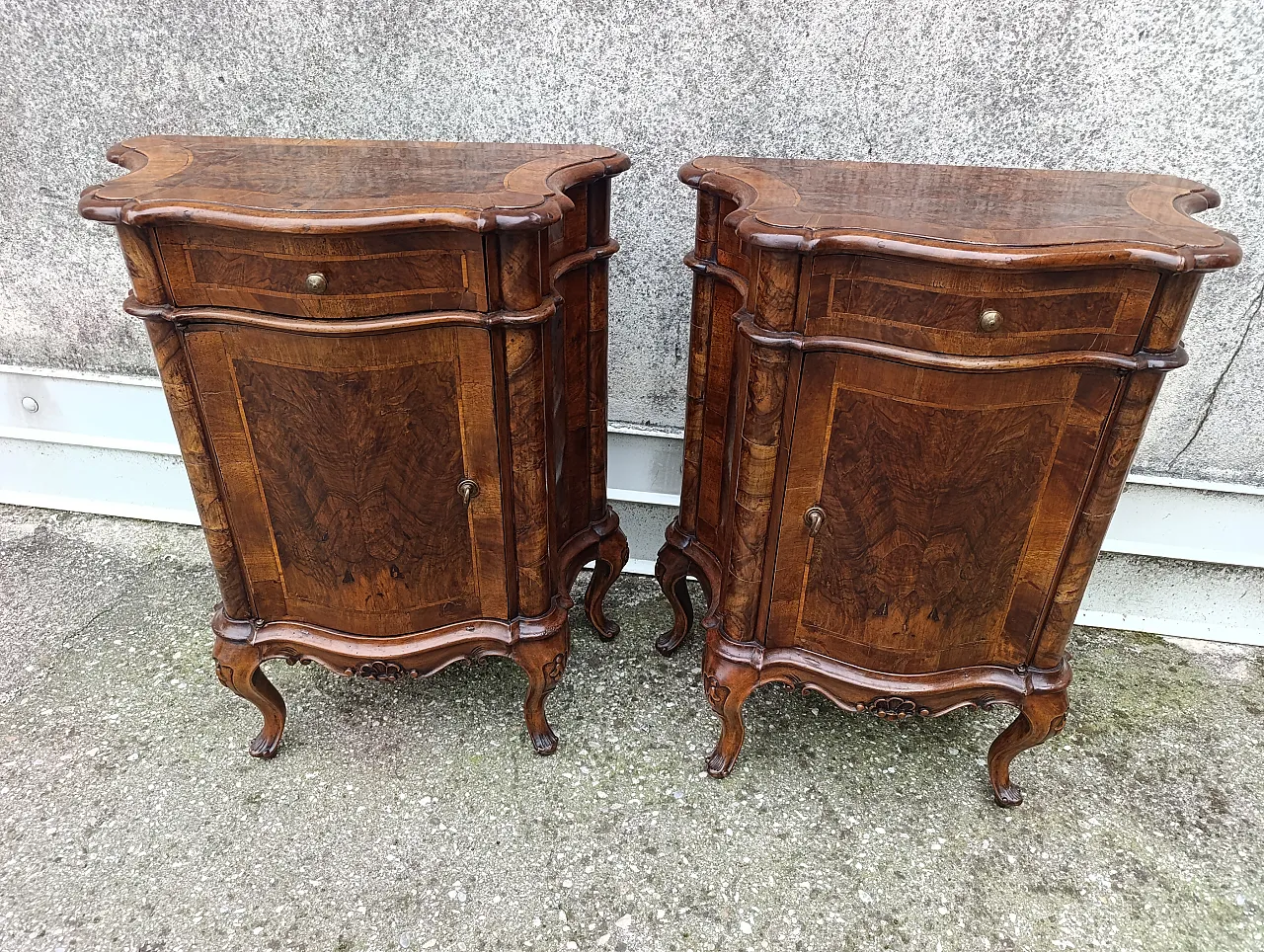 Pair of bedside tables, 19th century 5