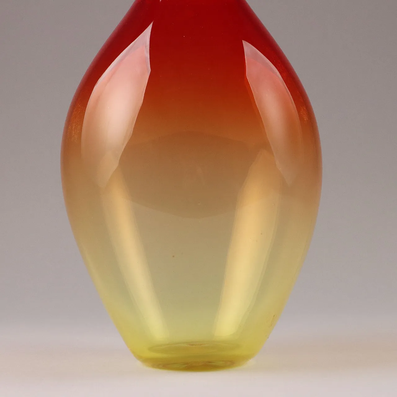 Glass vase, mid-20th century 5