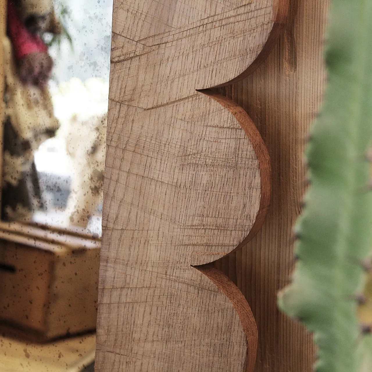 Specchio in legno di rovere, anni 2000 2