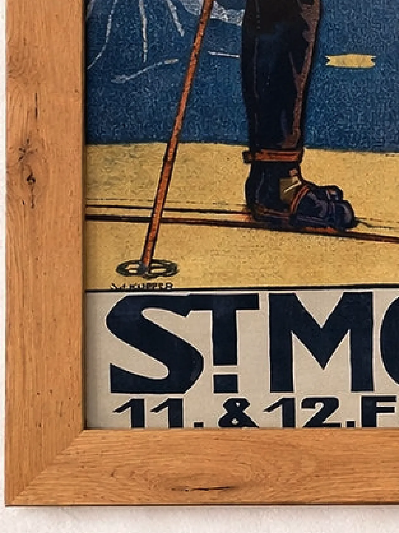 Oak-framed poster St. Moritz, 1911 2