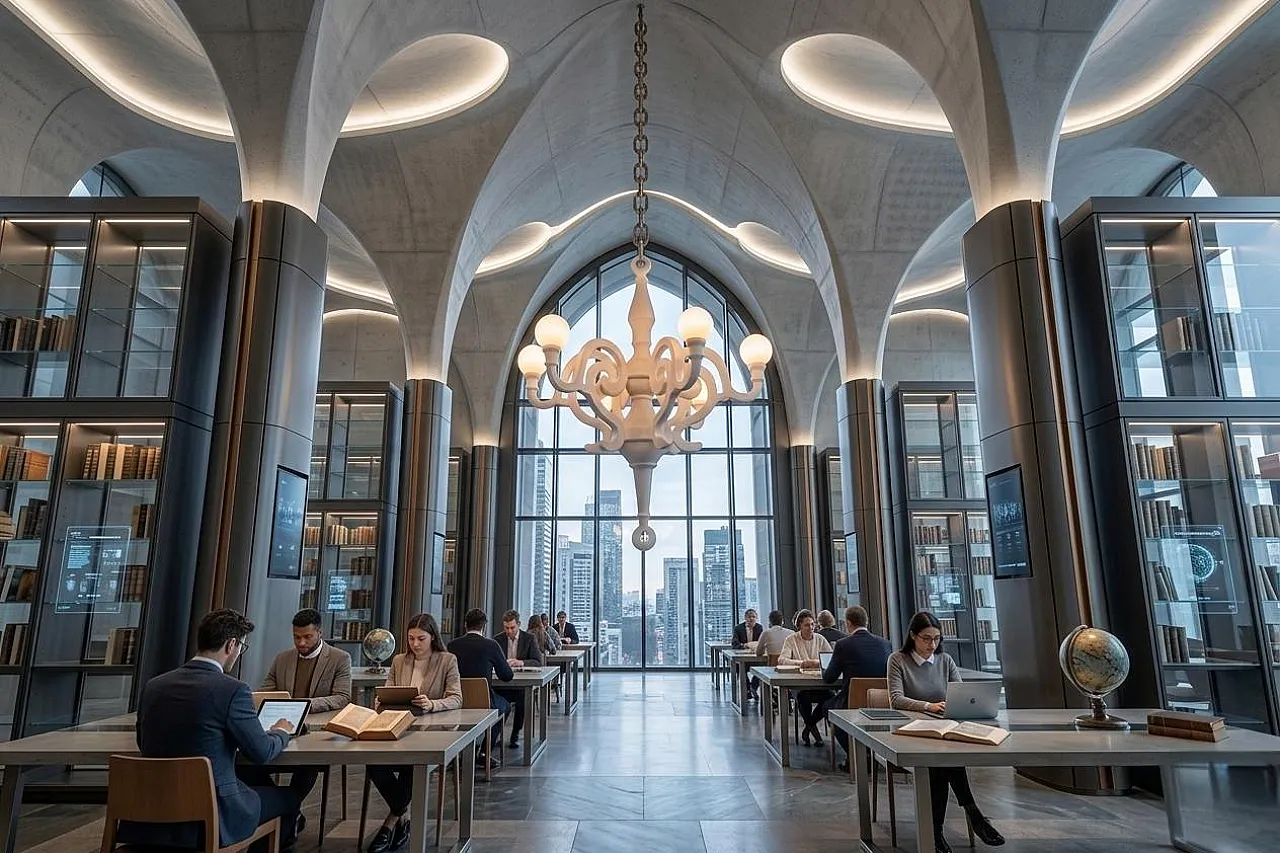 Chandelier Moooi Paper Chandelier XXL by Studio Job, 2000s 3