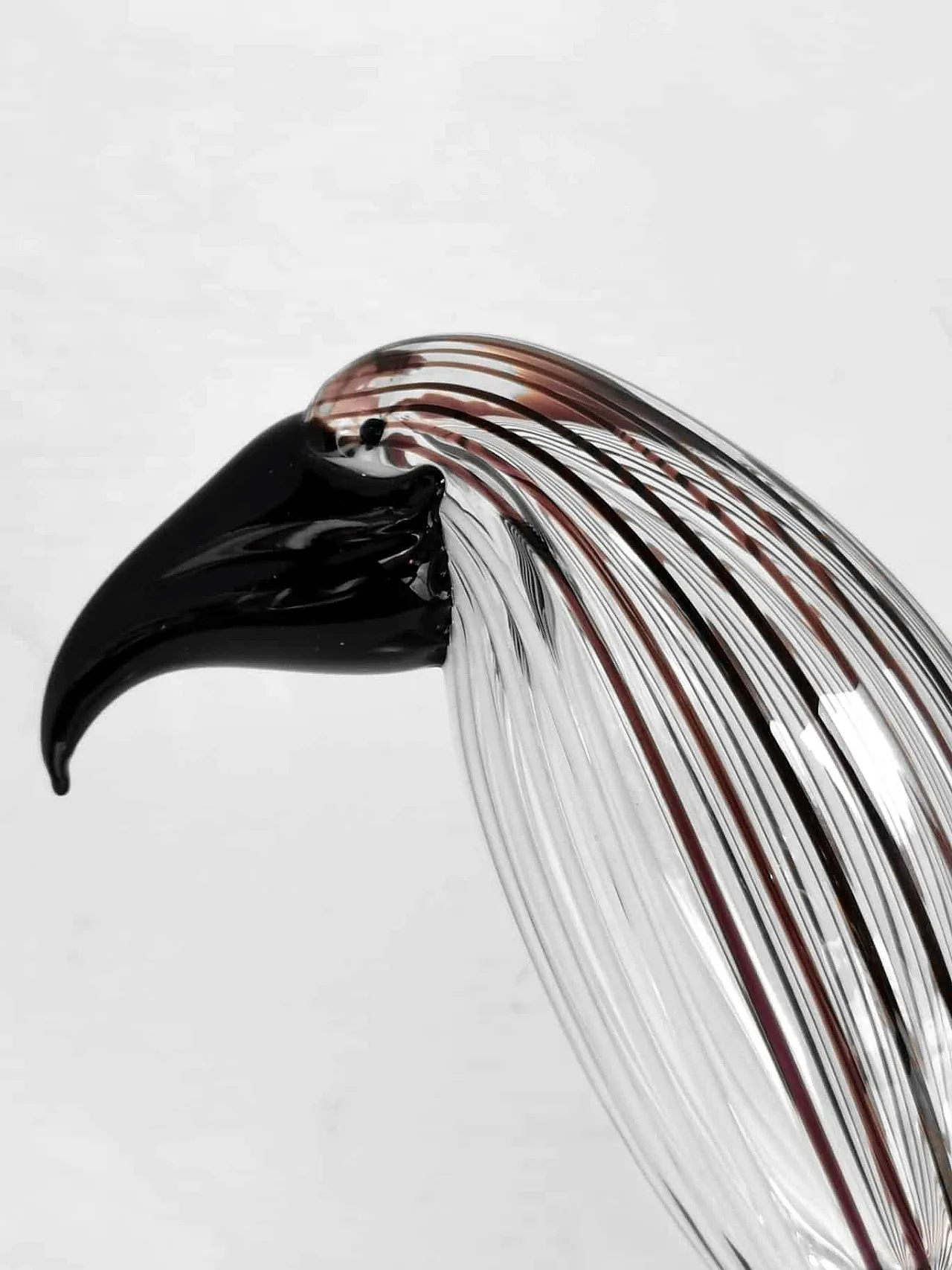 Bird in glass road,Formia Murano, 1970s Dino Martens design attributed 3