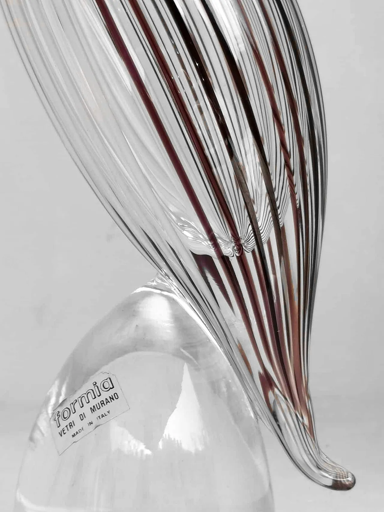 Bird in glass road,Formia Murano, 1970s Dino Martens design attributed 9