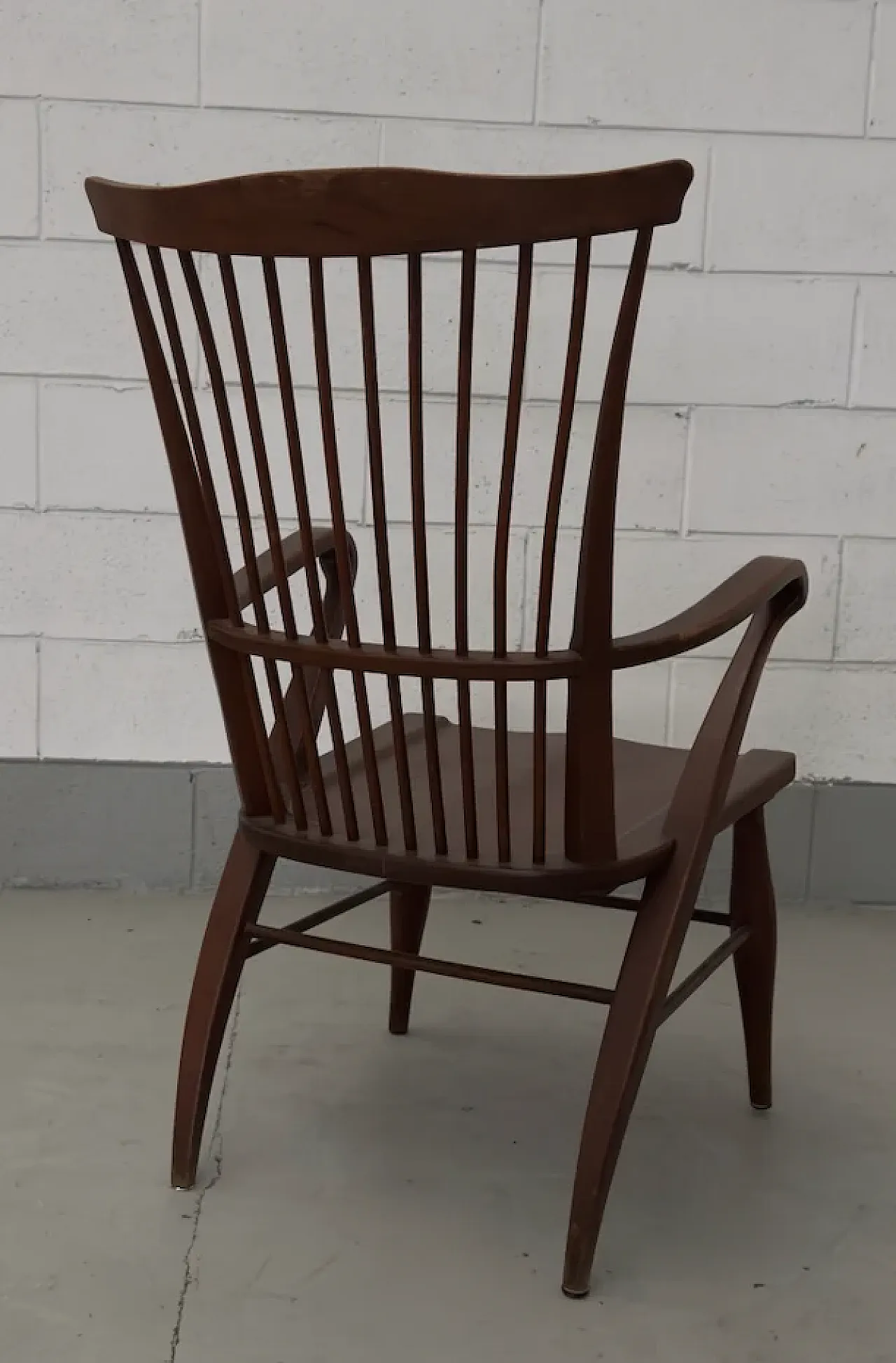 Pair of wooden chairs by Maurizio Tempestini, 1950s 3