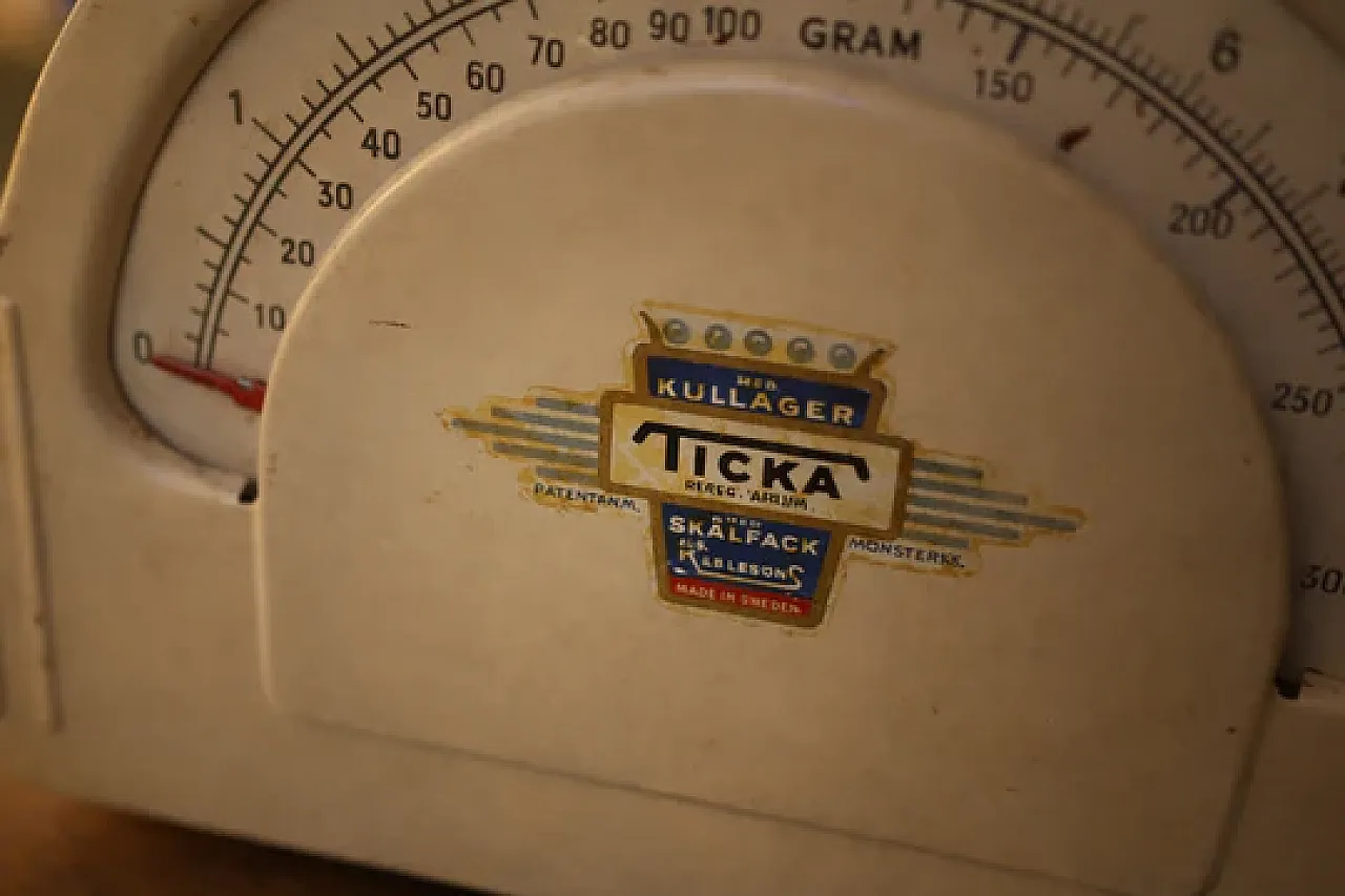 Bilancia meccanica da cucina Mid Century di Karlsson Ticka, anni '60 3