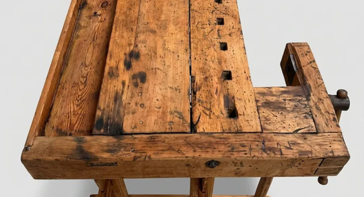 Workbench Industrial wood joiner’s, 20th century 2