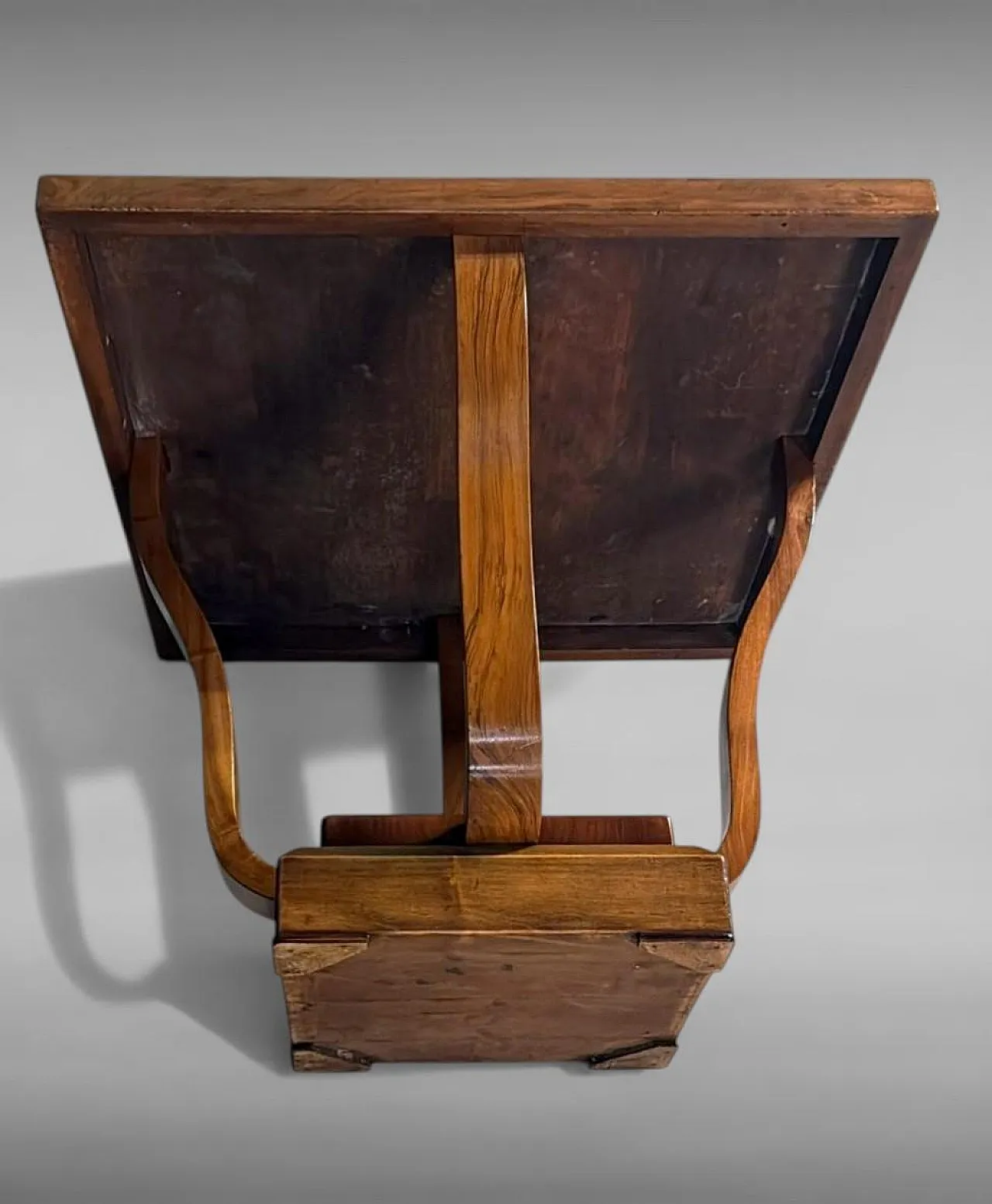 Art Deco square coffee table with dual-tier base, 19th century 9