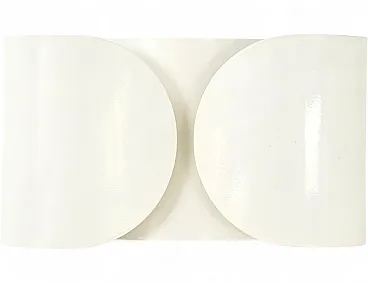 Applique Foglio bianca di Tobia e Afra Scarpa per Flos, anni '60