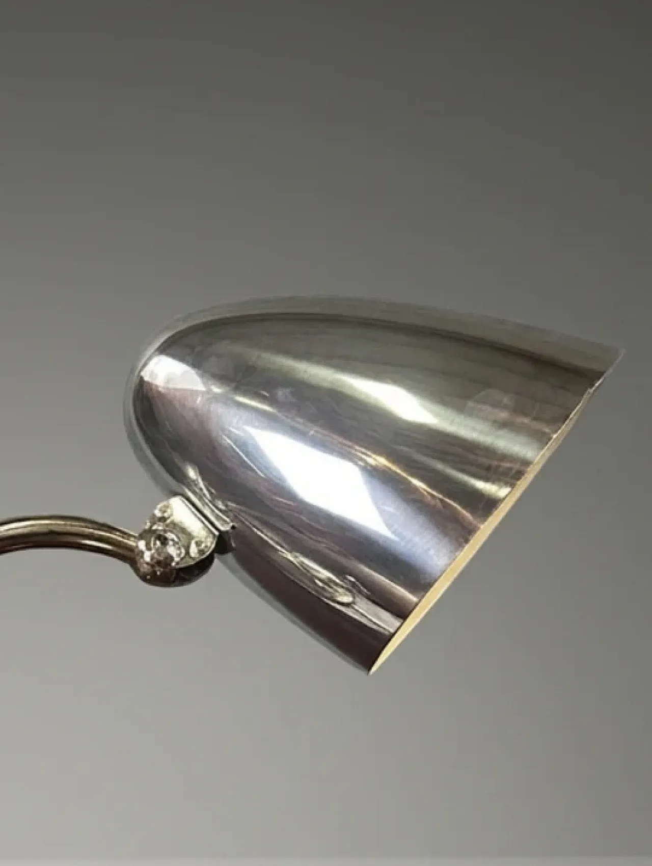 Lampada da tavolo Art Déco Metallo nichelato, Franta Anýž, anni '30 4