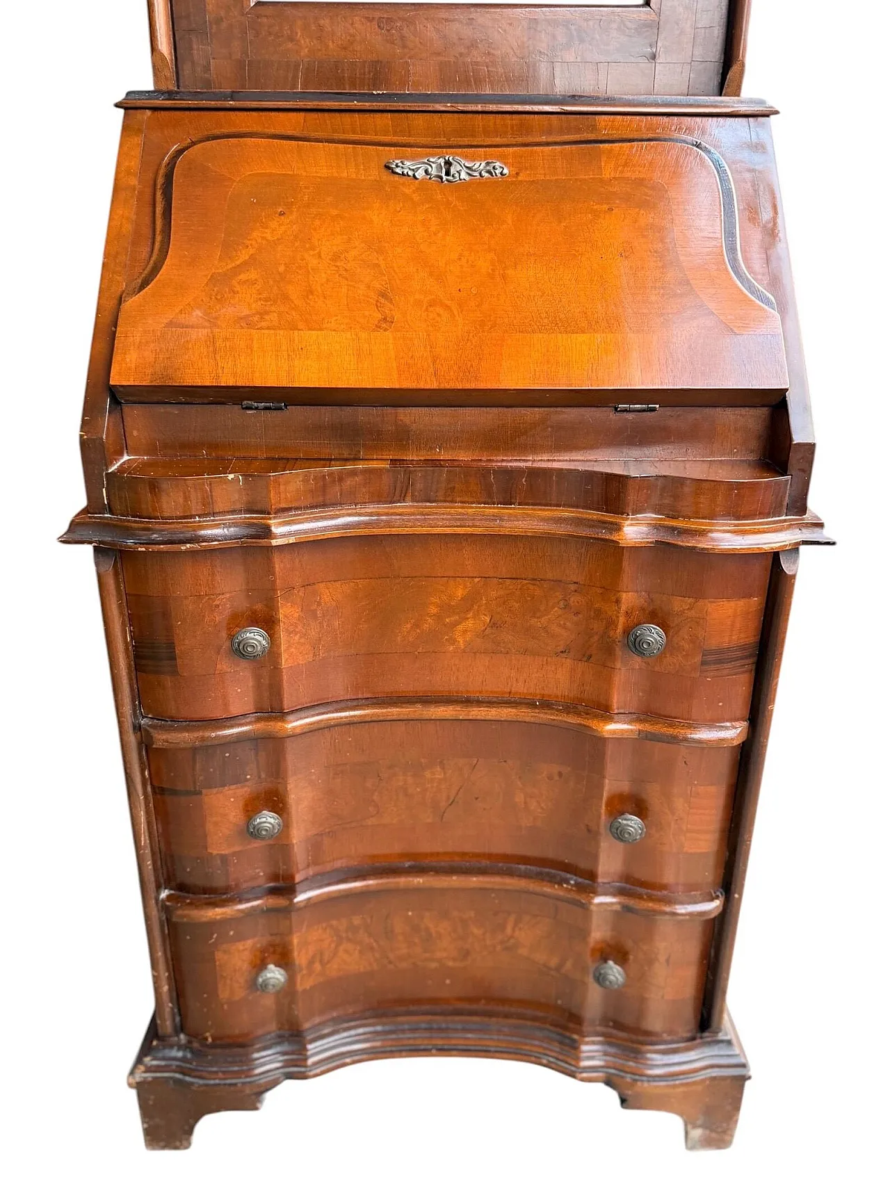 Vetrina a due parti in legno Biedermeier, '900 4