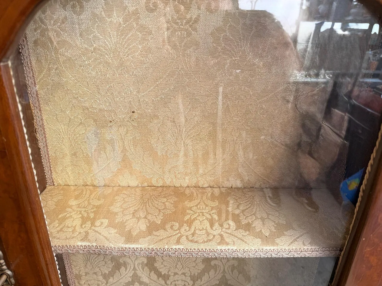 Vetrina a due parti in legno Biedermeier, '900 7