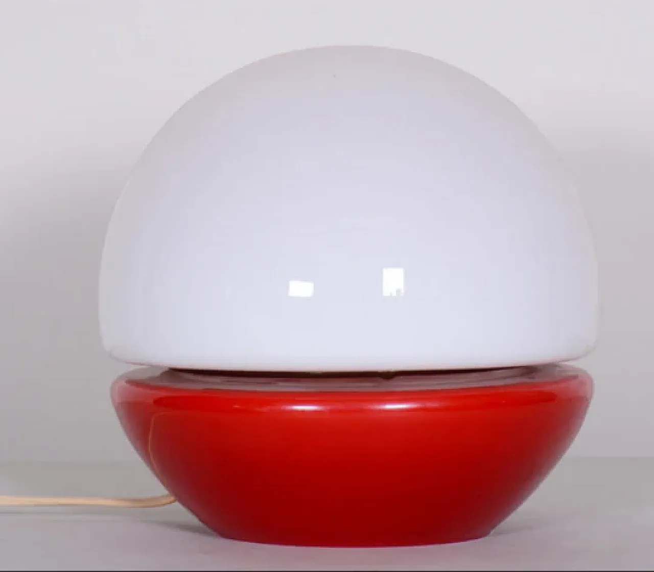 Lampada da tavolo a forma di fungo in vetro di Štěpán Tabery, anni '60 4