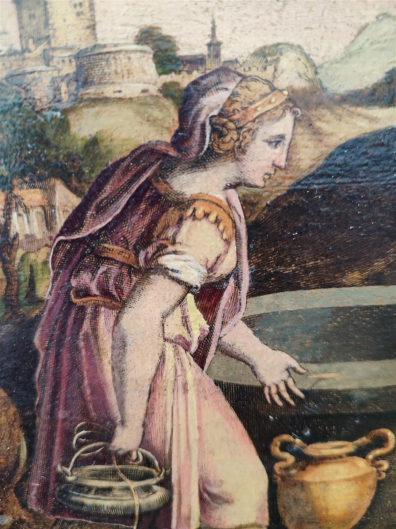 Christ & the Samaritan Woman at the Well by Cornelis Cort,16th century 5