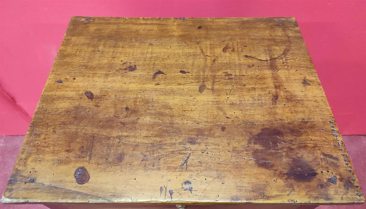 Louis XVI walnut shutter bedside table, 18th century 8