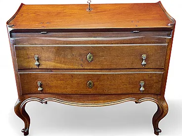 Parma walnut folding dresser, 18th century