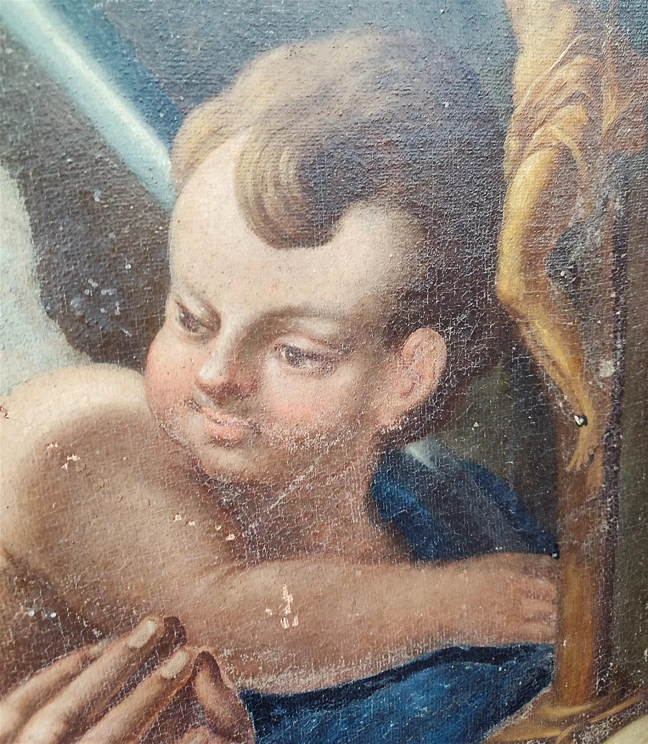 Saint Charles Borromeo, oil on canvas, 18th century 4