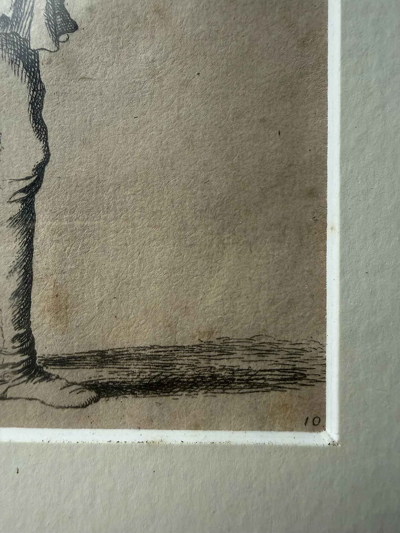 3 Figurine etchings by Salvator Rosa, 18th century 11