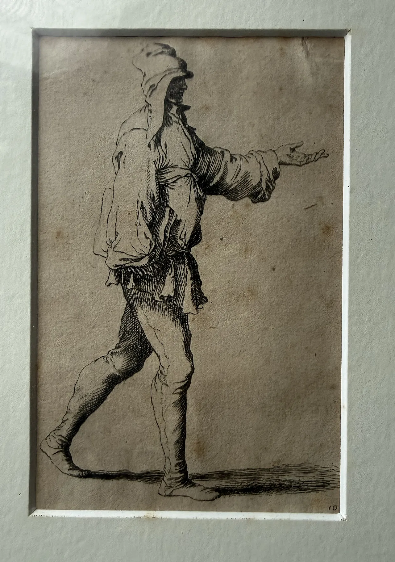 3 Figurine etchings by Salvator Rosa, 18th century 12
