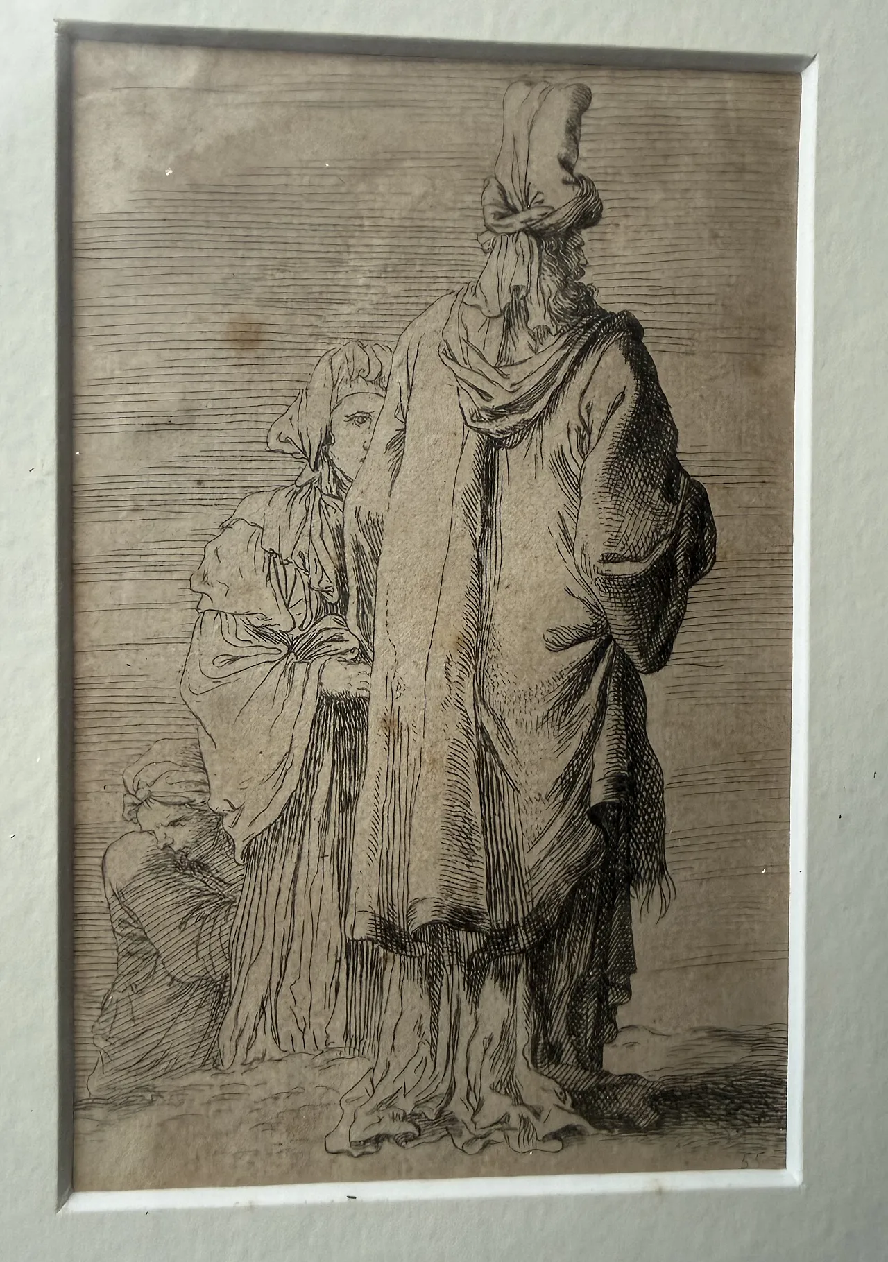 3 Figurine etchings by Salvator Rosa, 18th century 17