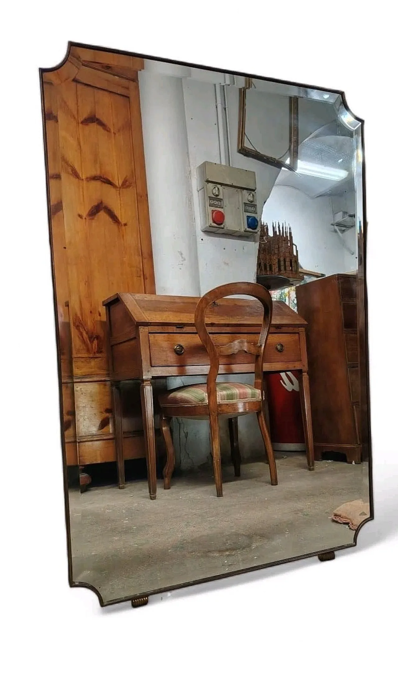 Specchiera in ottone, '900 1