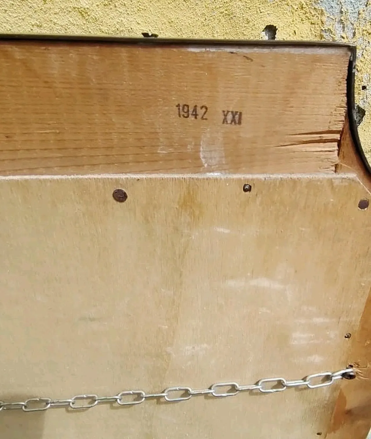 Specchiera in ottone, '900 3