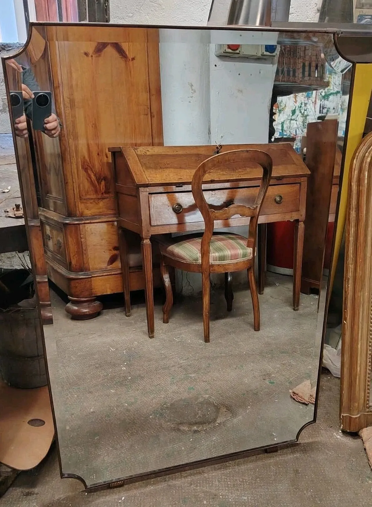 Specchiera in ottone, '900 6