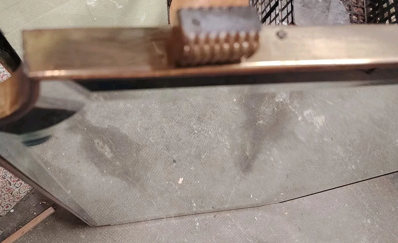 Specchiera in ottone, '900 7