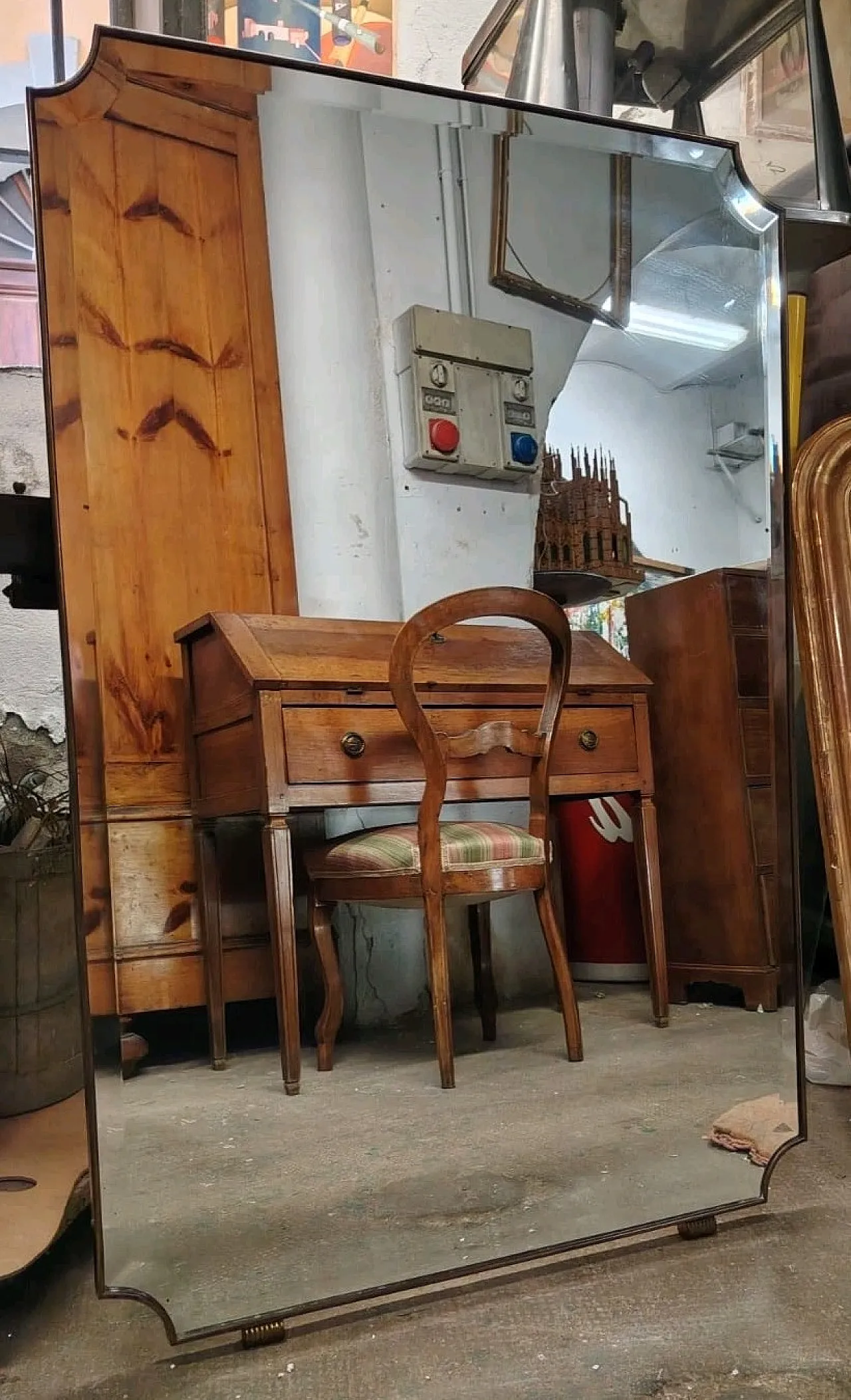 Specchiera in ottone, '900 9