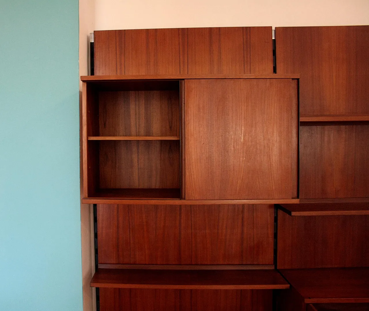 Urio modular wall system by Ico and Luisa Parisi for MiM, 1950s 8