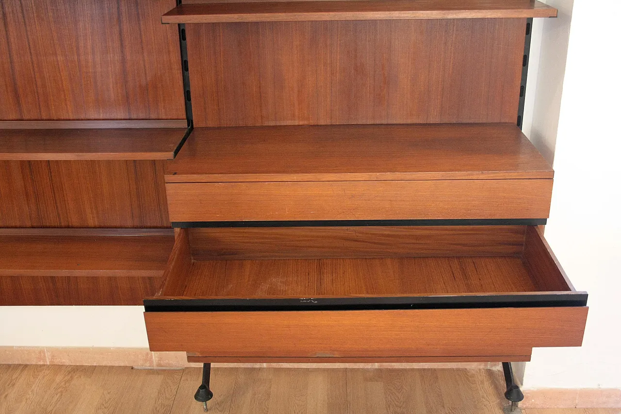 Urio modular wall system by Ico and Luisa Parisi for MiM, 1950s 10