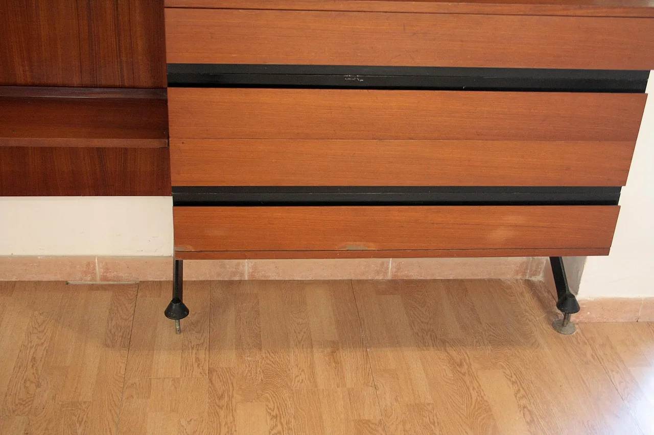 Urio modular wall system by Ico and Luisa Parisi for MiM, 1950s 15