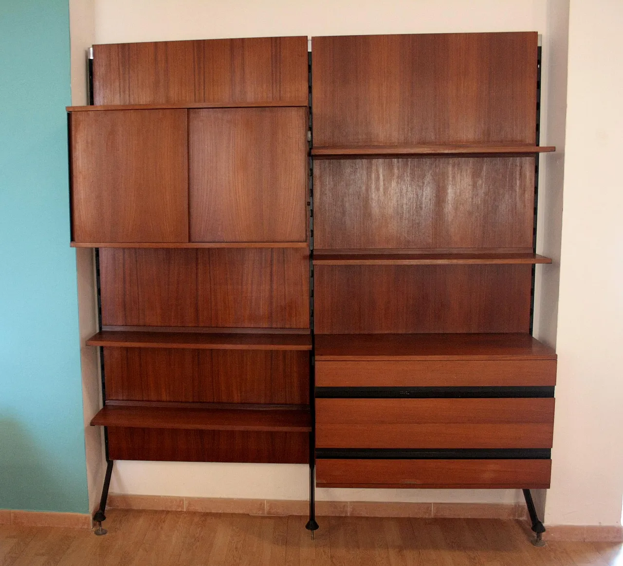 Urio modular wall system by Ico and Luisa Parisi for MiM, 1950s 17