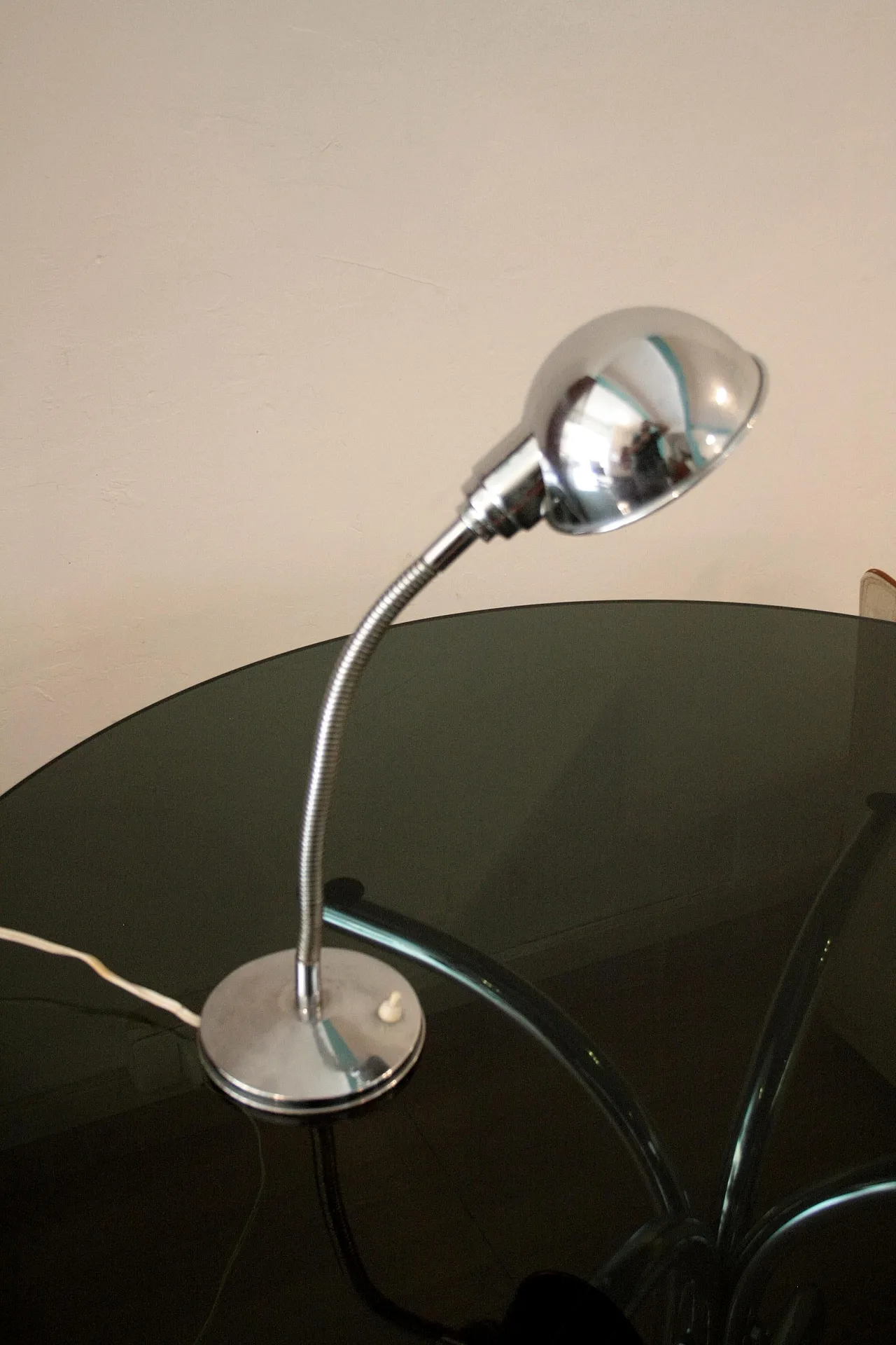 Chrome-plated table lamp, 1960s 5