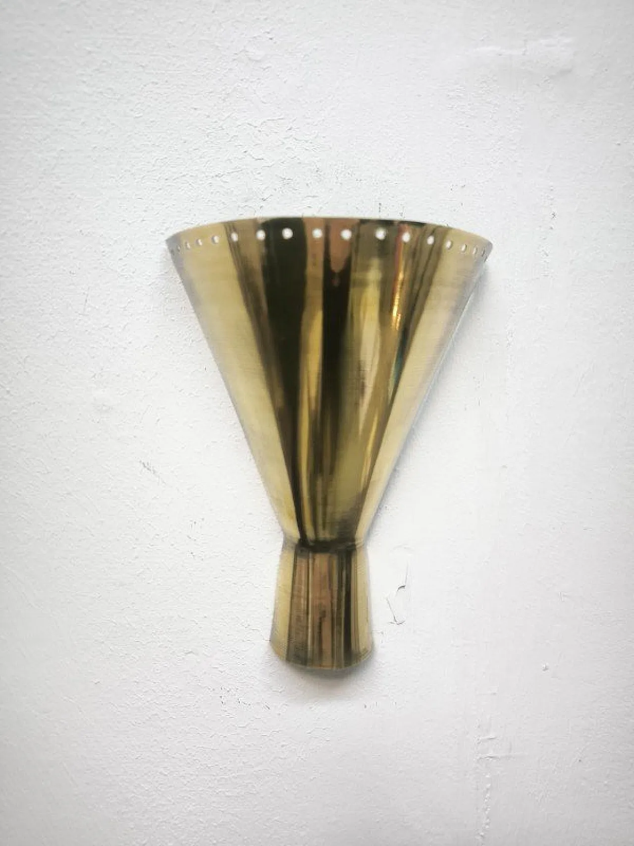 Lampada da parete Sputnik in ottone, anni '50 11