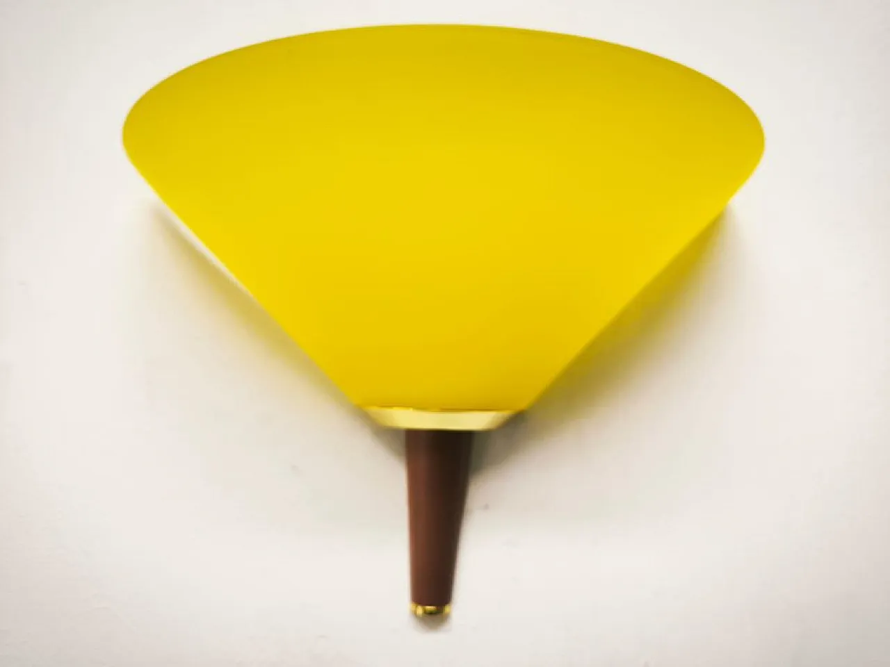 Yellow Murano wall light from De Majo, 1990s 2