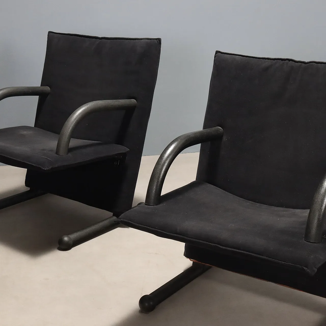 3 T Line armchairs by Burkhard Vogtherr, 20th century 4