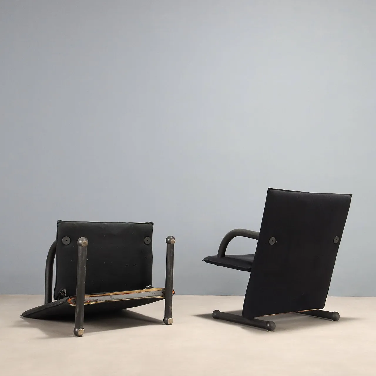 3 T Line armchairs by Burkhard Vogtherr, 20th century 9