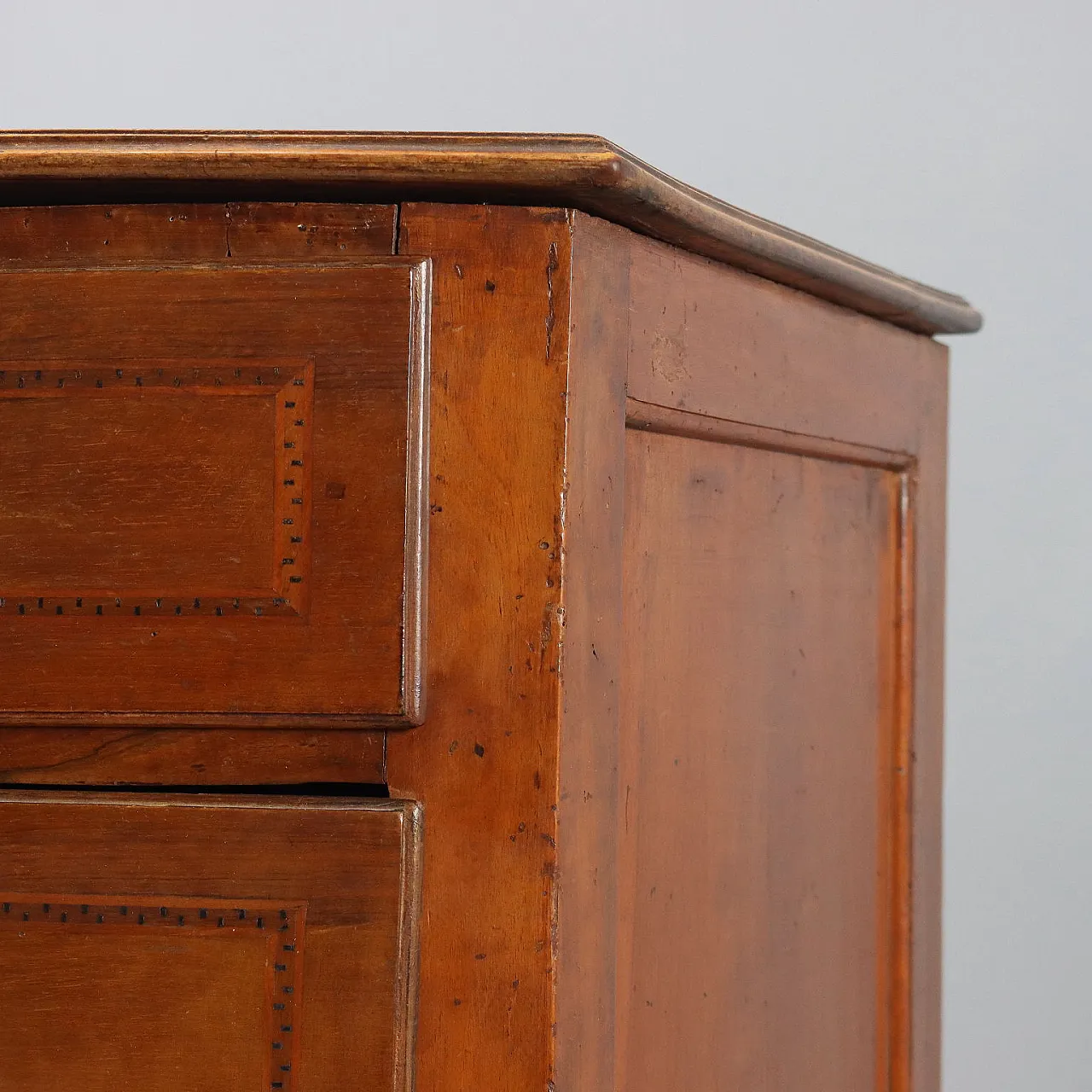 Cassettone Demi-Lune in noce, '800 6