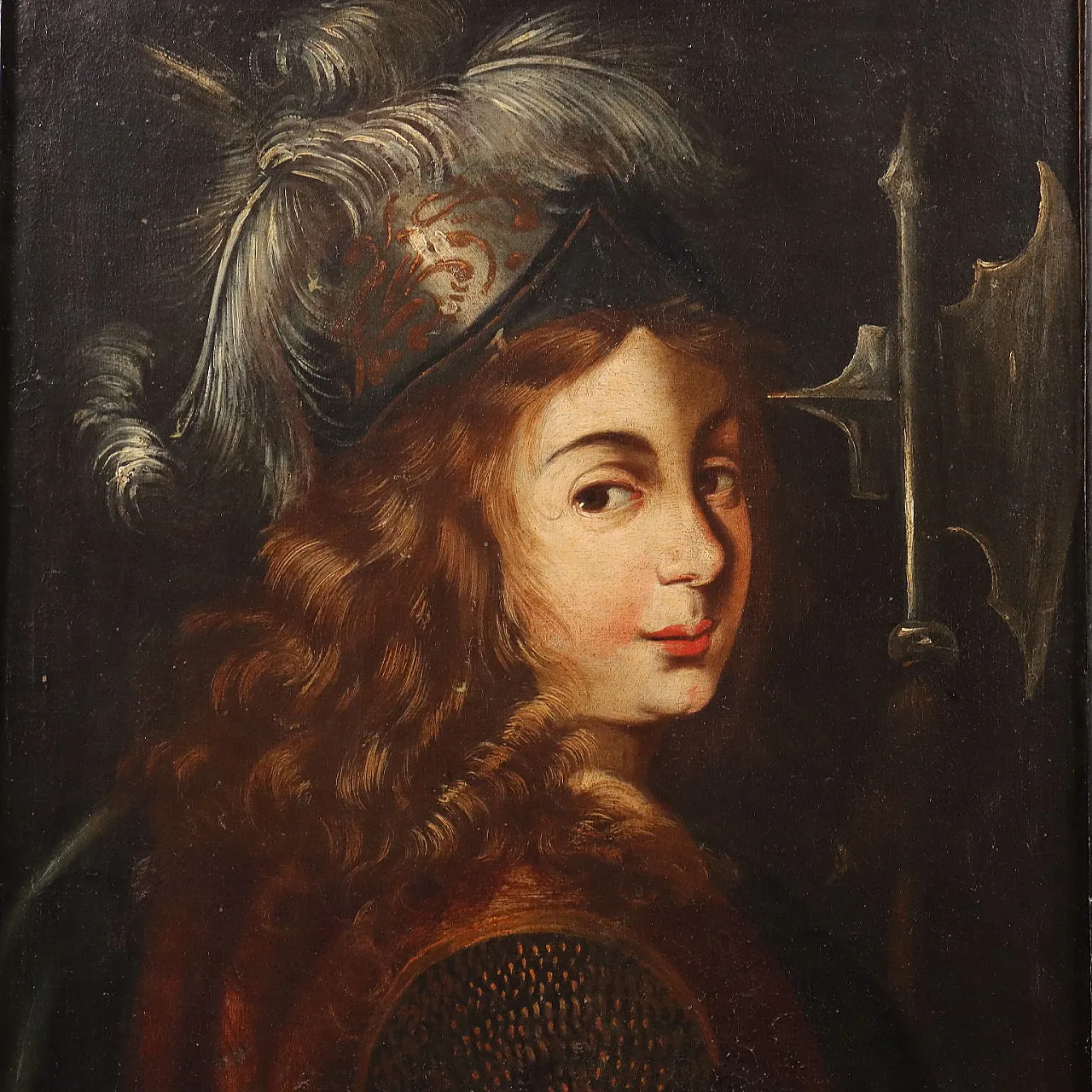 Leandra Queen of the Amazons, oil on canvas, 18th century 3