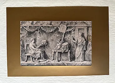 View of Herculaneum by Prévost & Berthault, etching, 18th century