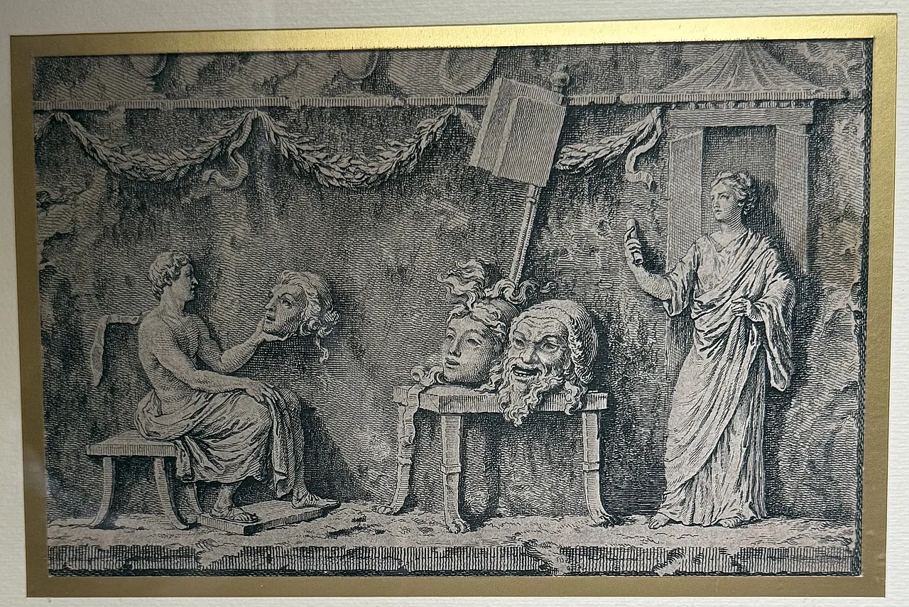 View of Herculaneum by Prévost & Berthault, etching, 18th century 2