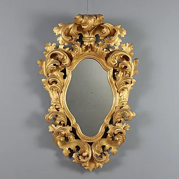 Large Baroque style mirror, 19th century