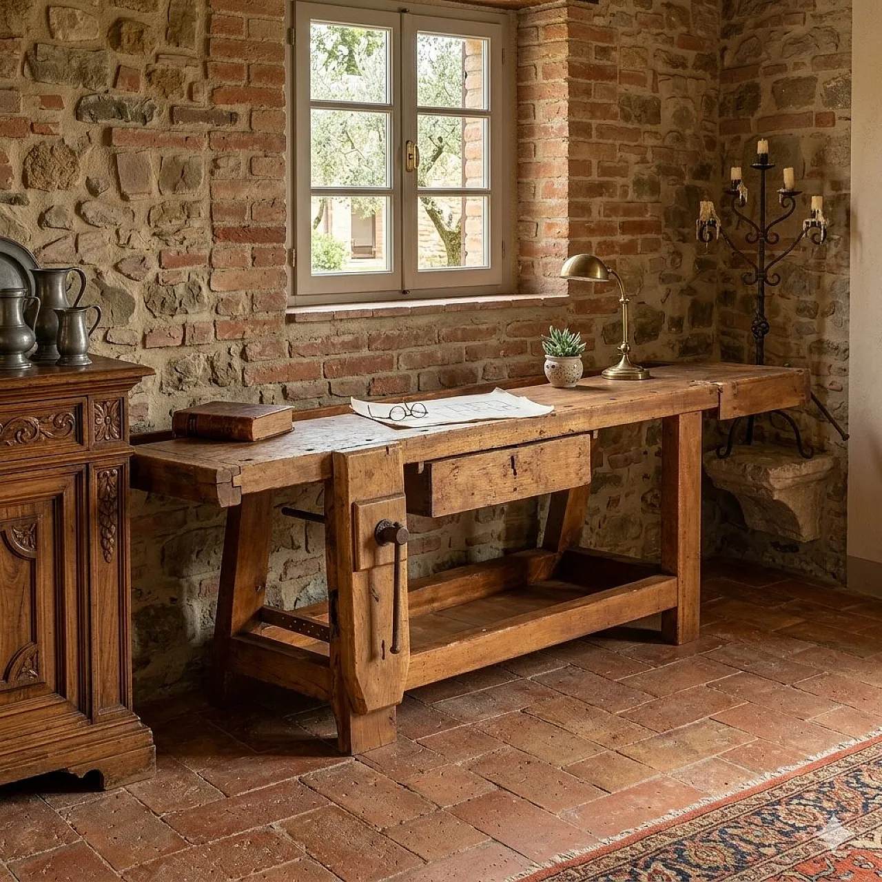 Carpenter's workbench, 19th century 2