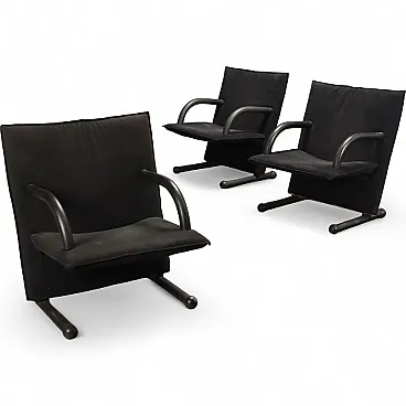 3 T Line armchairs by Burkhard Vogtherr, 20th century
