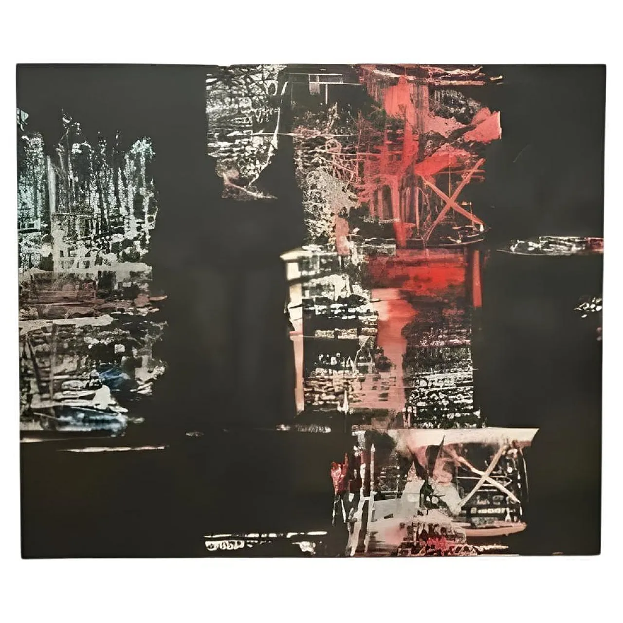 Tempera on large canvas by Giorgio Ciliberti, 20th century 1