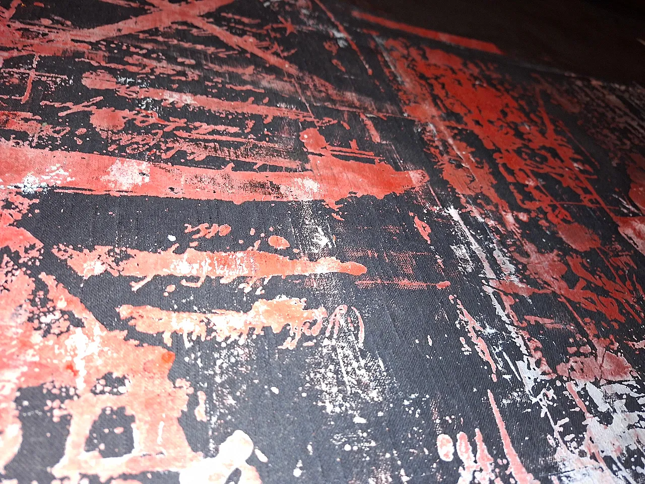 Tempera on large canvas by Giorgio Ciliberti, 20th century 3