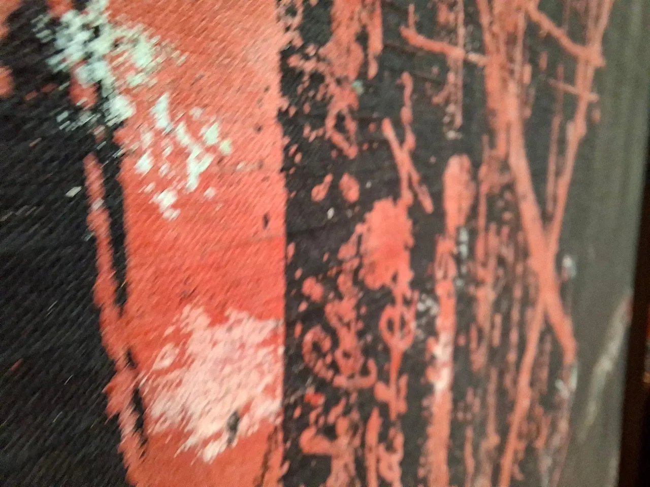 Tempera on large canvas by Giorgio Ciliberti, 20th century 5