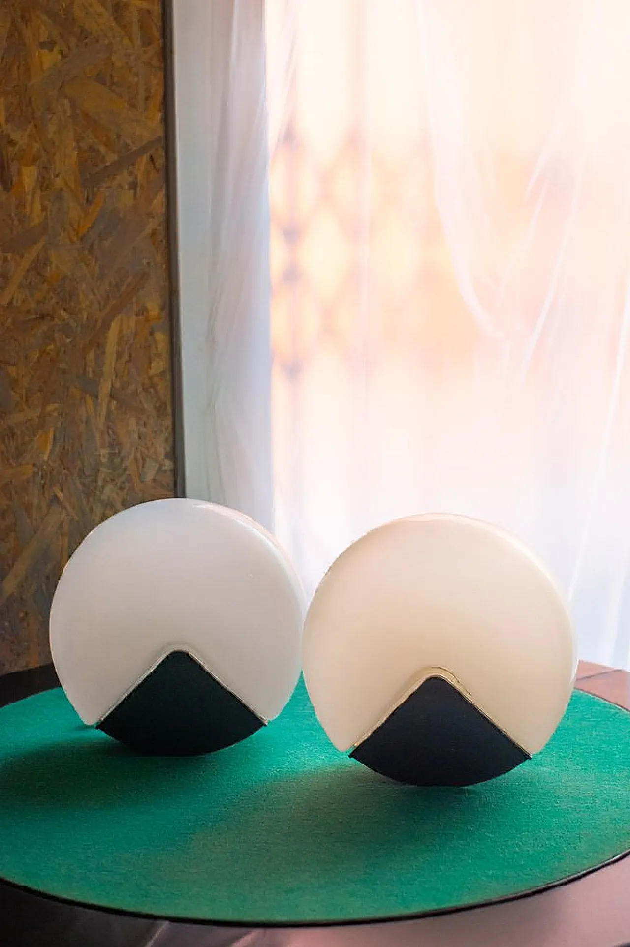 Pair of Murano Glass Wall Lamps by Roberto Pamio for Leucos, 1970s 1
