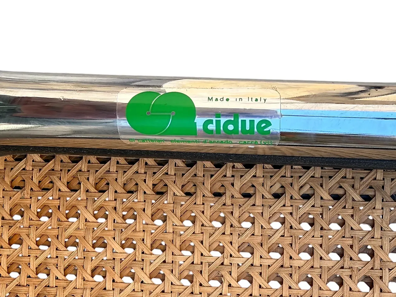 Pair of Cesca chairs by M.Breuer in steel and straw from Vienna, 1960s 7